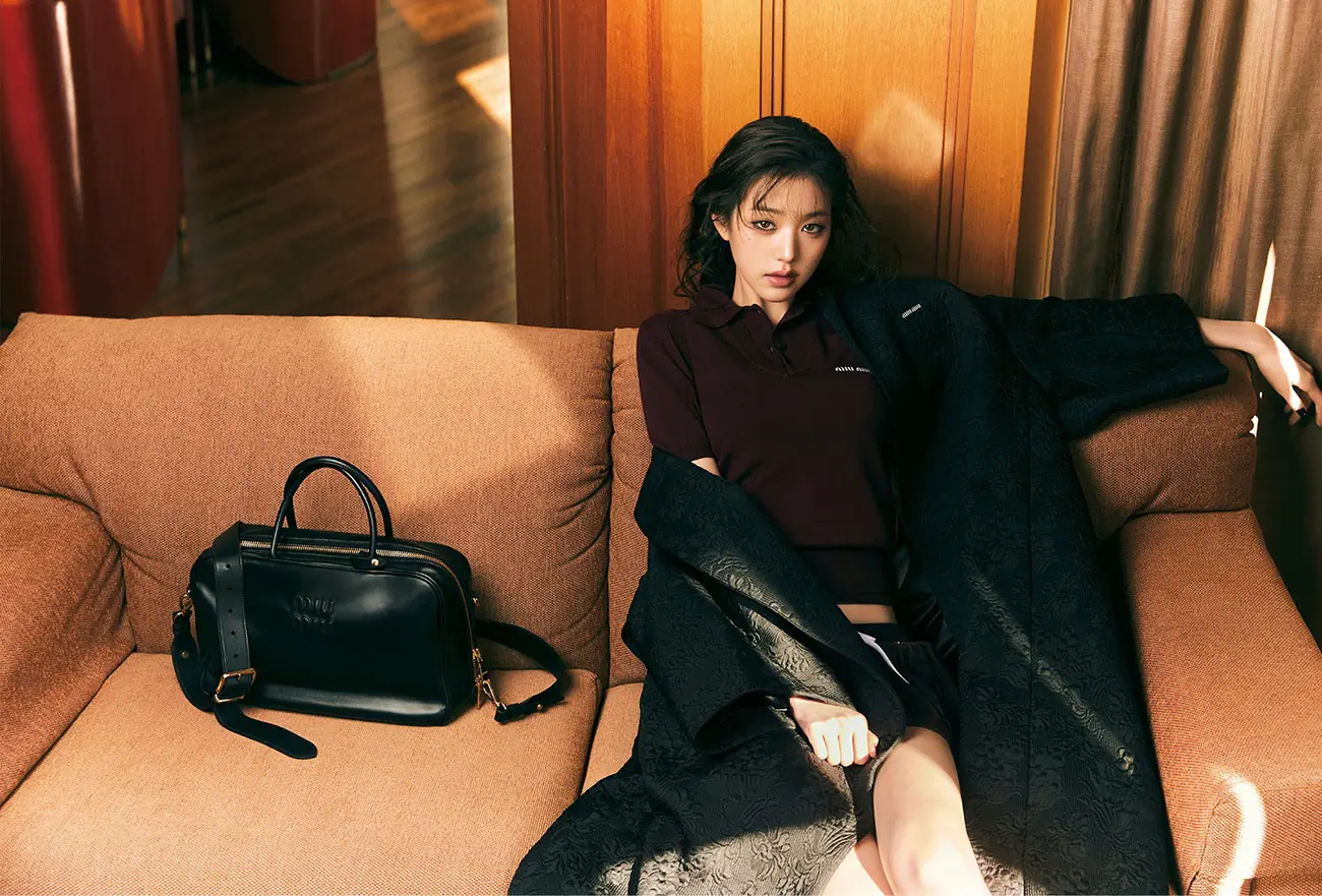 Wonyoung in Miu Miu on Vogue Japan May 2024 by Kim Hee June