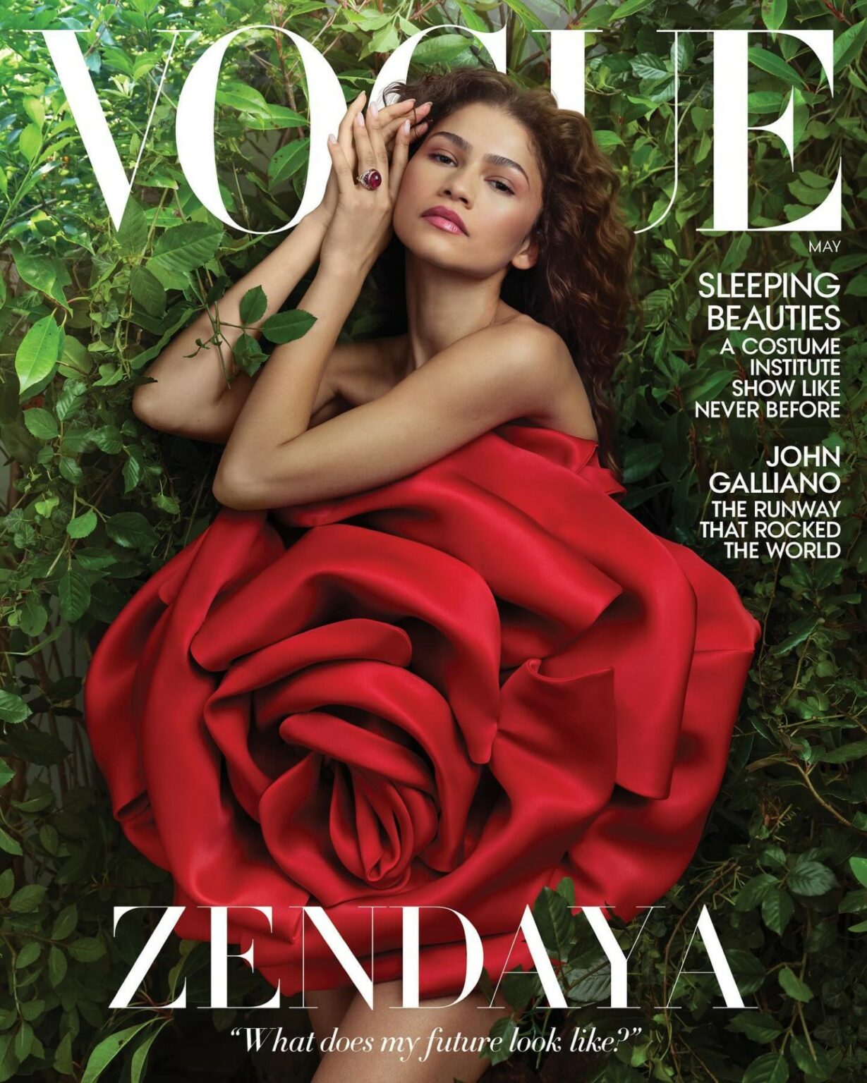 Zendaya covers Vogue US May 2024 by Annie Leibovitz fashionotography