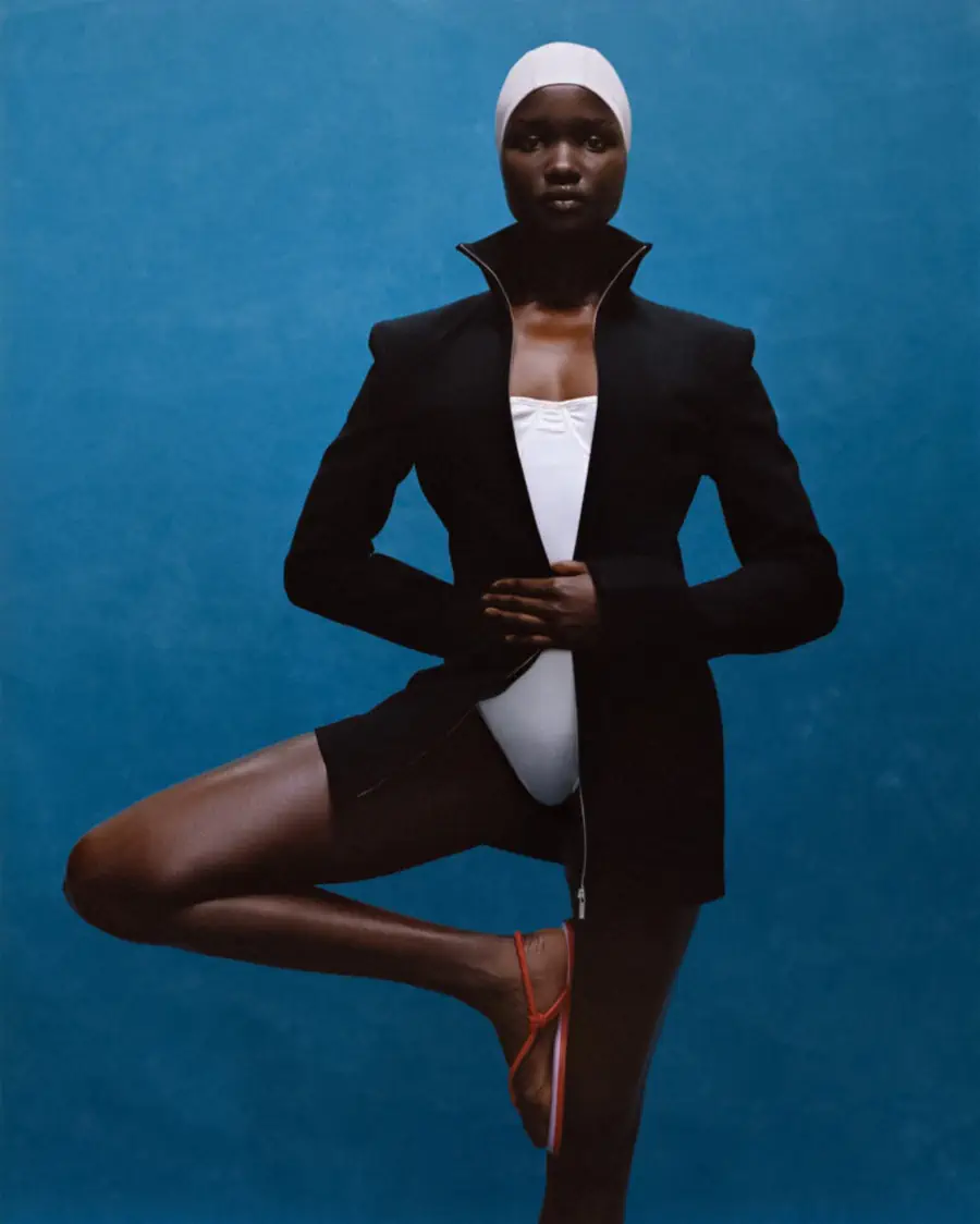 Akon Changkou and Nyakong Chan by Nadine Ijewere for Vogue France June-July 2024