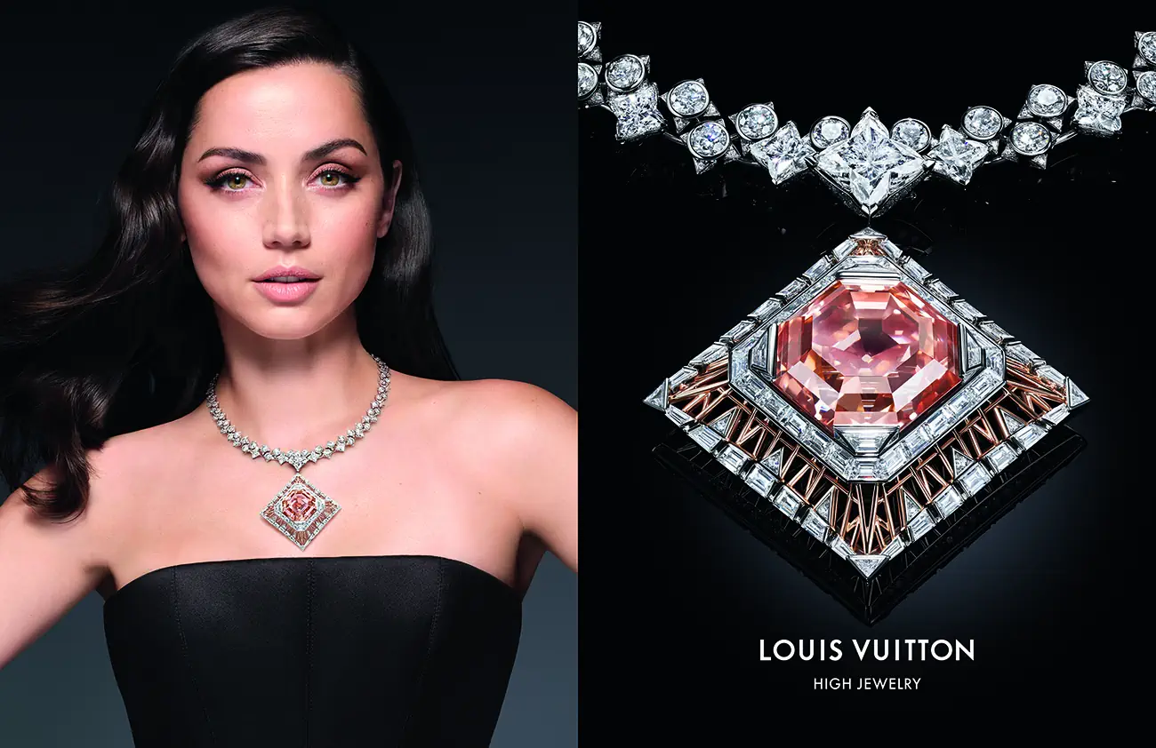 Ana de Armas shines in Louis Vuitton's Awakened Hands, Awakened Minds high jewelry campaign