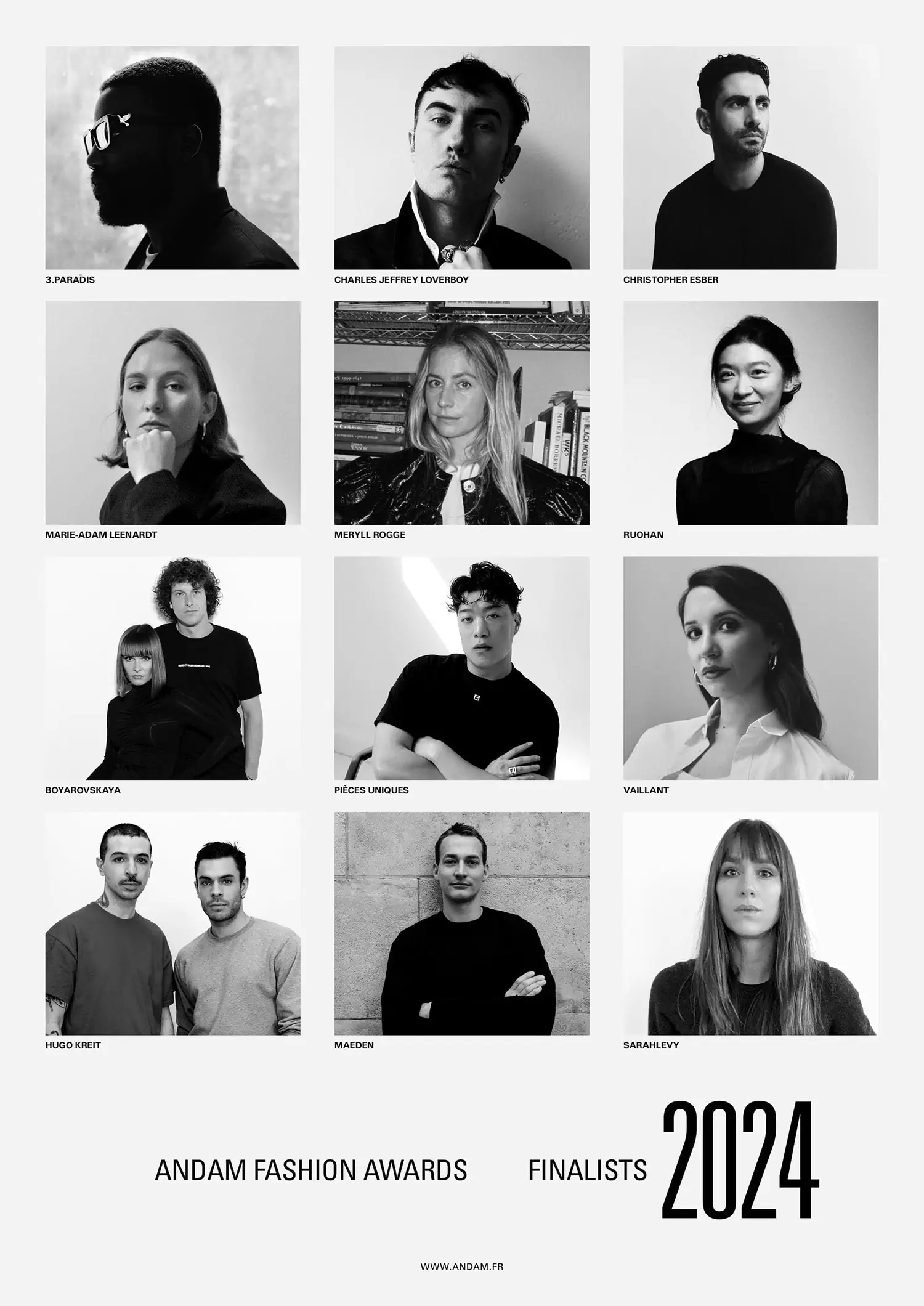 Andam 2024 announces 12 finalists for 35th anniversary edition