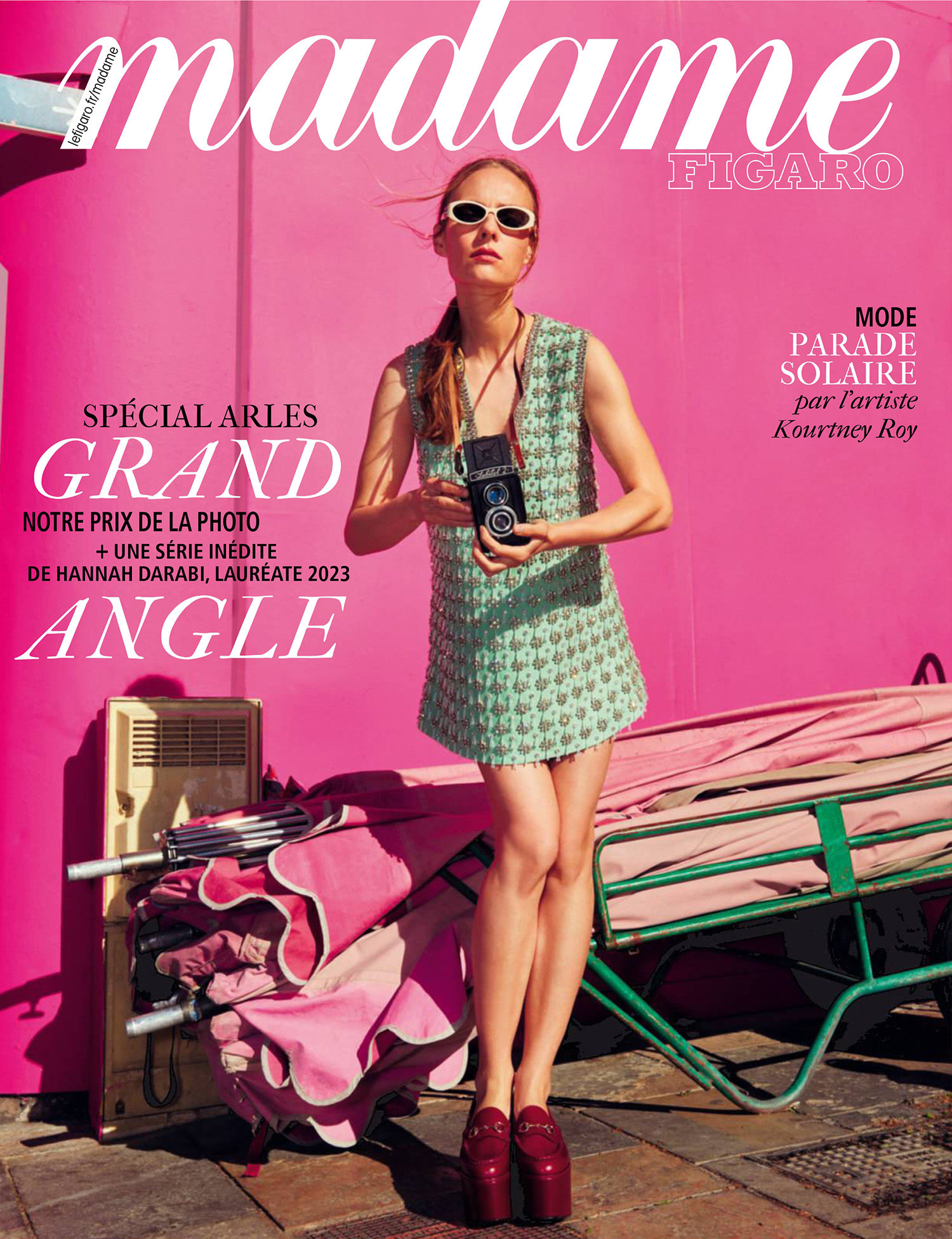 Ania Kisiel covers Madame Figaro June 28th, 2024 by Kourtney Roy