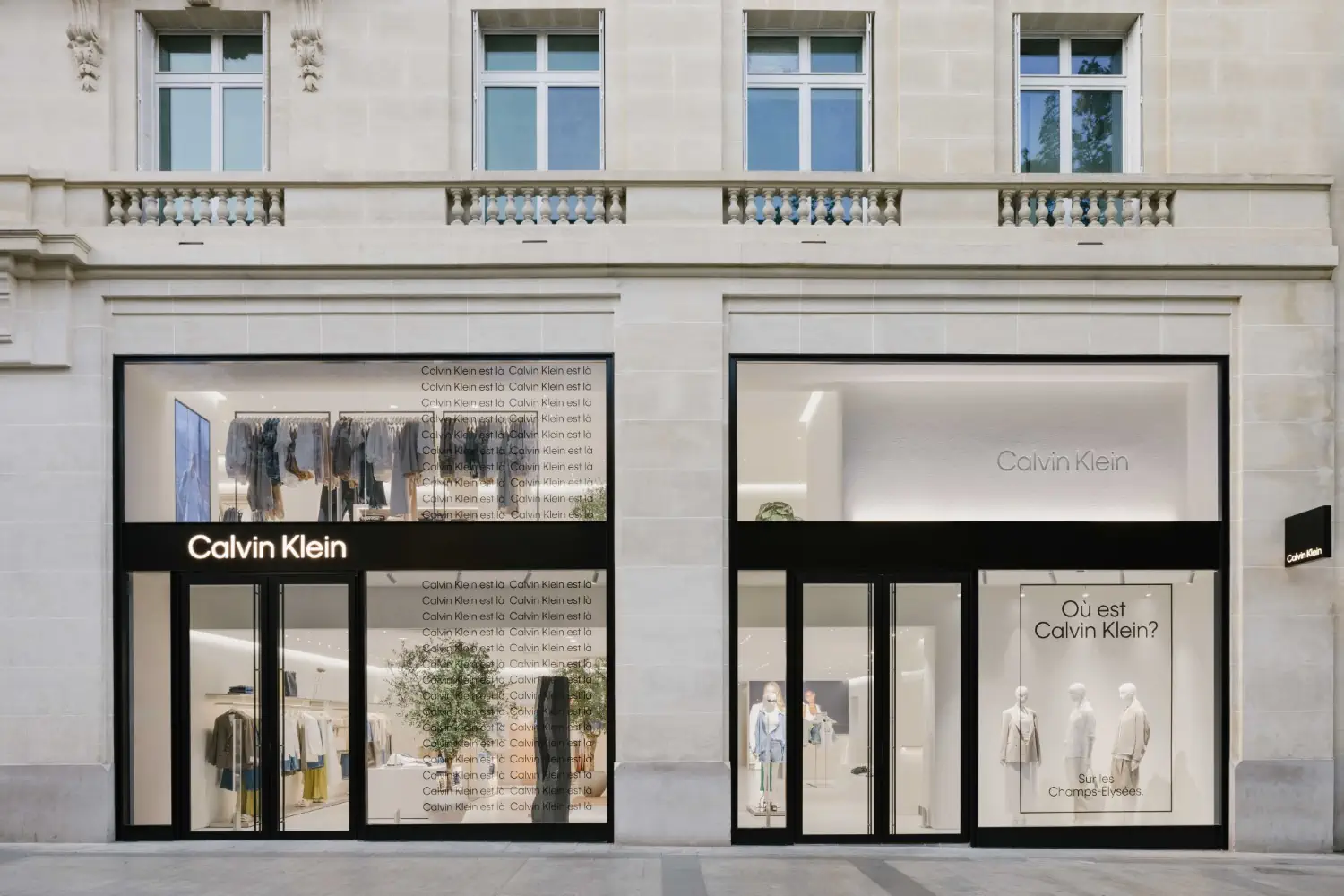 Calvin Klein opens flagship store on the Champs-Élysées in Paris