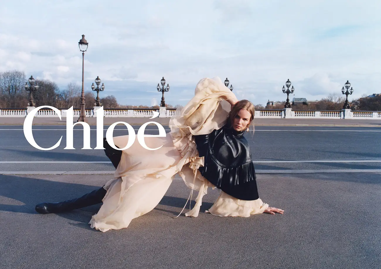 Chloé debuts dreamy Pre-Fall 2024 campaign on the streets of Paris