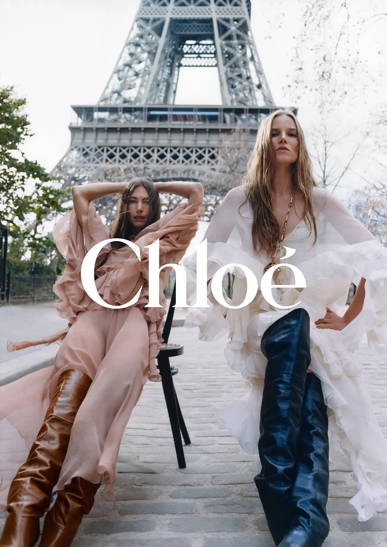 Chloé debuts dreamy Pre-Fall 2024 campaign on the streets of Paris