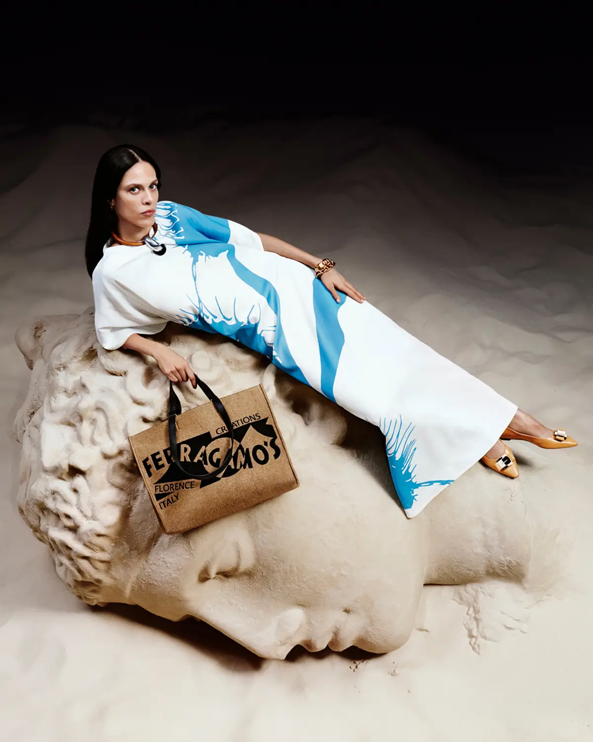 Ferragamo Pre-Fall 2024 campaign: A fusion of fantasy and reality