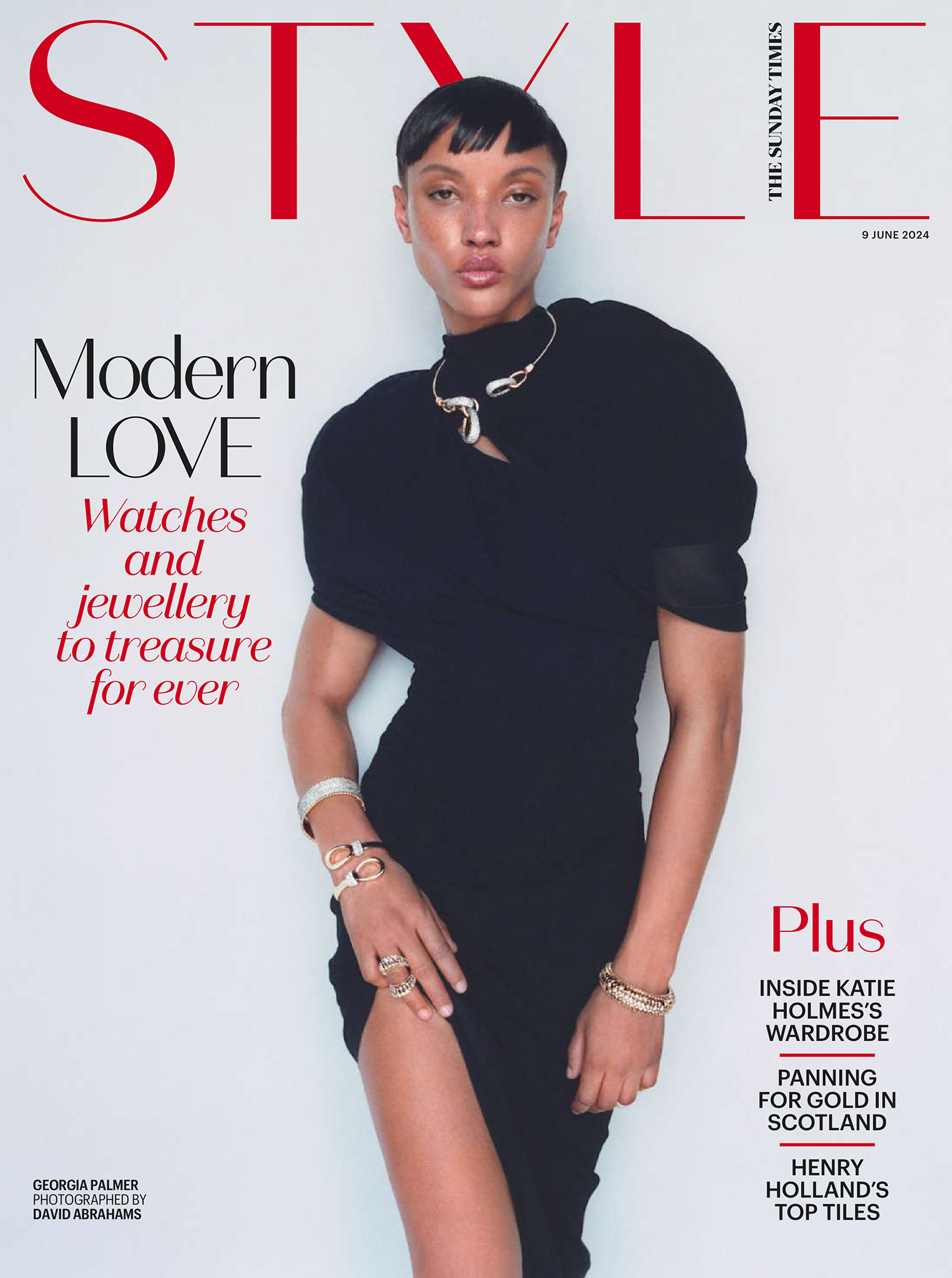 Georgia Palmer covers The Sunday Times Style June 9th, 2024 by David Abrahams