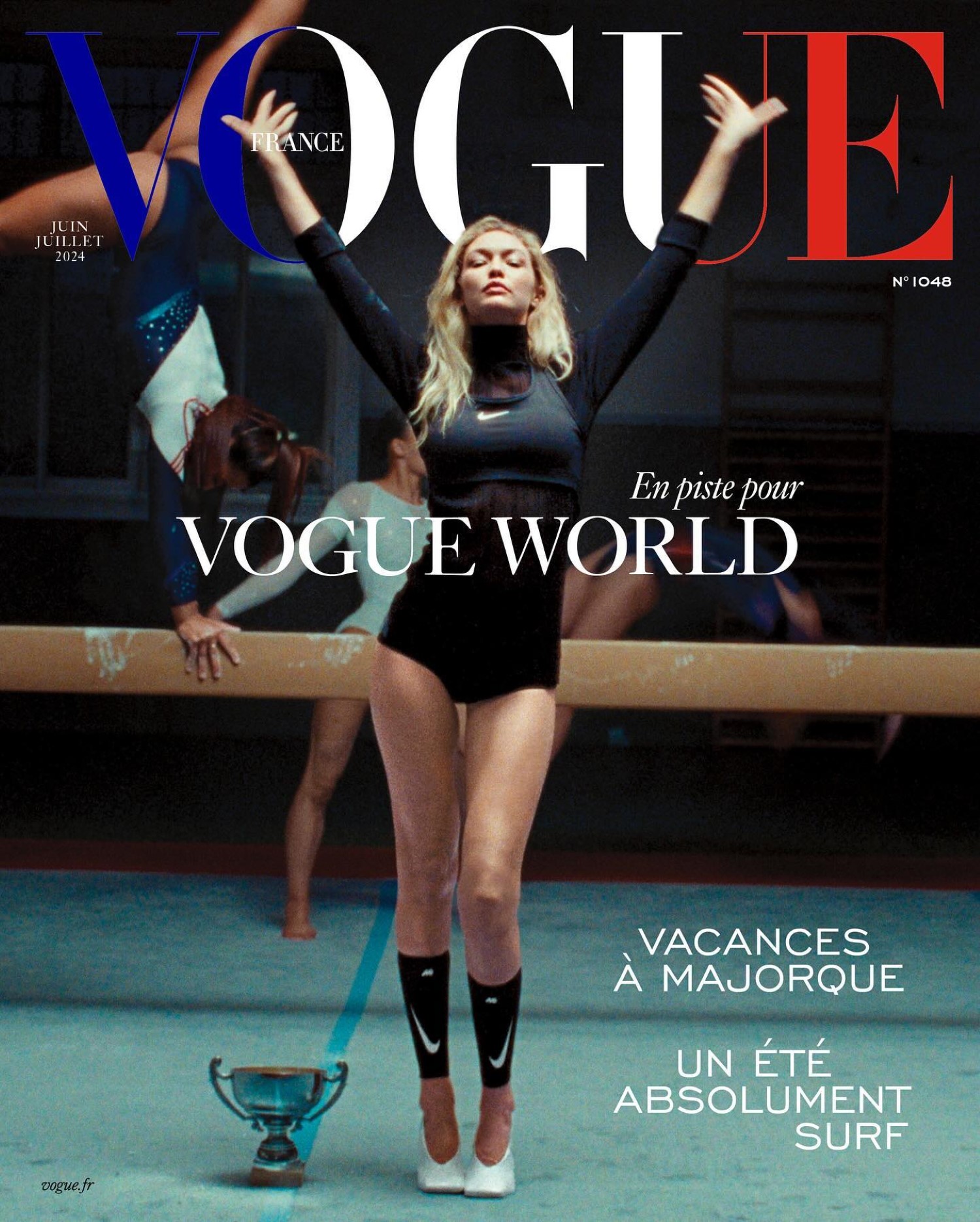 Gigi Hadid covers Vogue France June-July 2024 by Bardia Zeinali