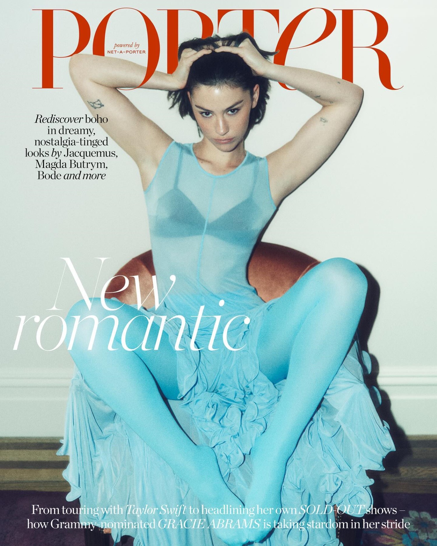 Gracie Abrams covers Porter Magazine June 17th, 2024 by Tom Schirmacher