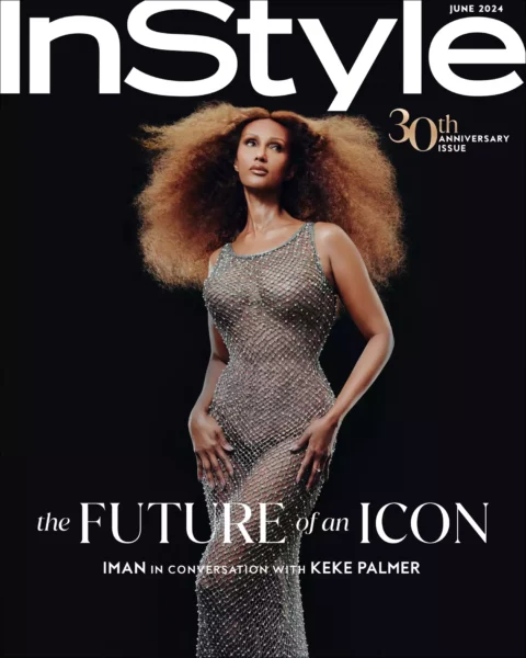 Iman covers InStyle US June 2024 by AB+DM