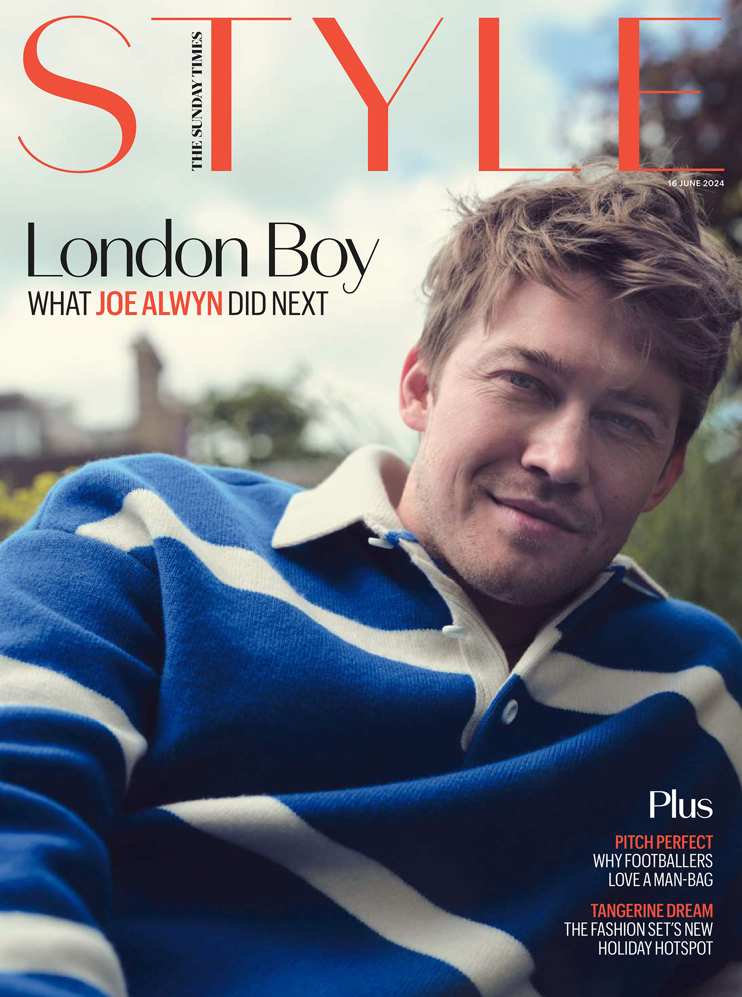 Joe Alwyn covers The Sunday Times Style June 16th, 2024 by Nathaniel Goldberg