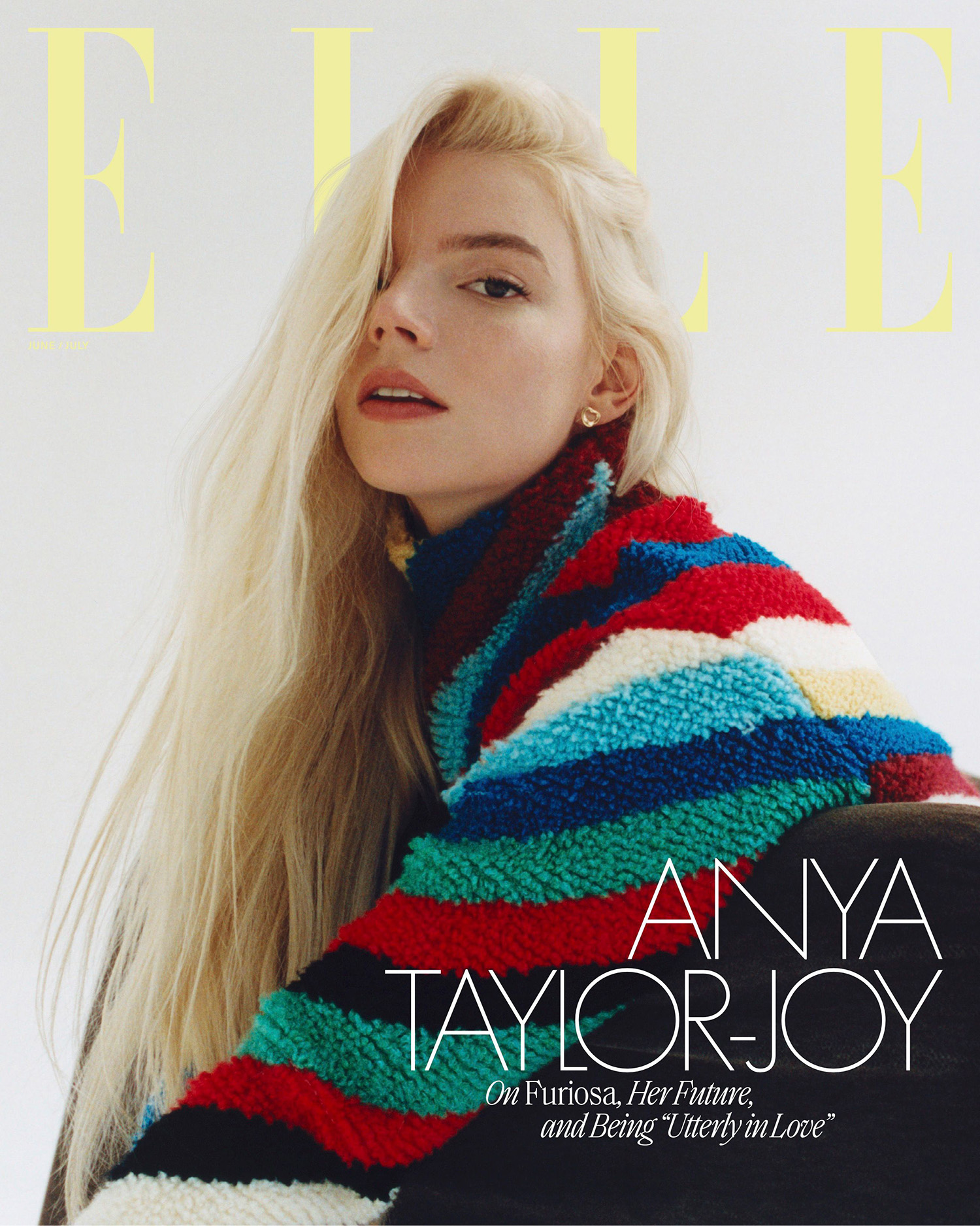 Anya Taylor-Joy covers Elle US June/July 2024 by Dan Martensen