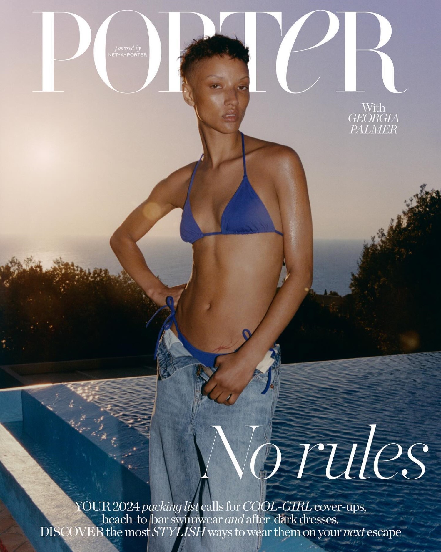 Georgia Palmer covers Porter Magazine July 15th, 2024 by Ina Lekiewicz Levy
