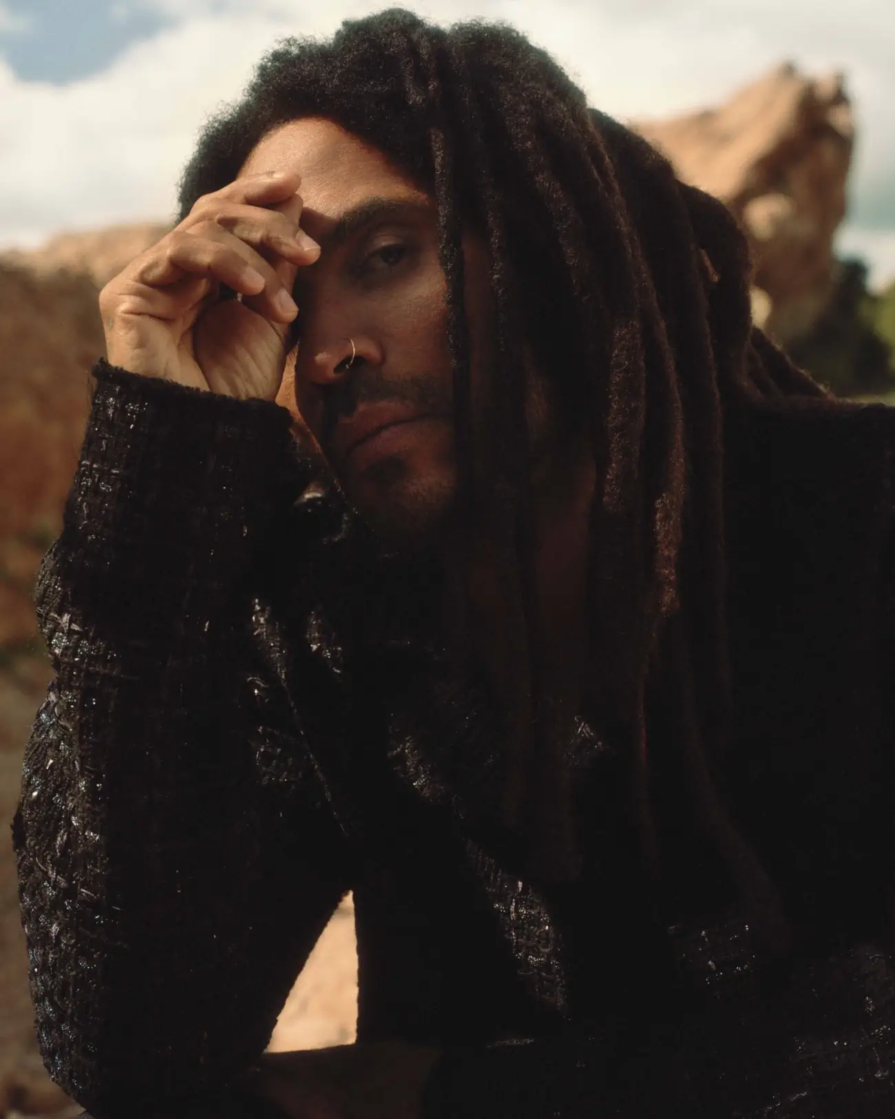 Lenny Kravitz covers Flaunt Magazine Issue 192 by Jonny Marlow