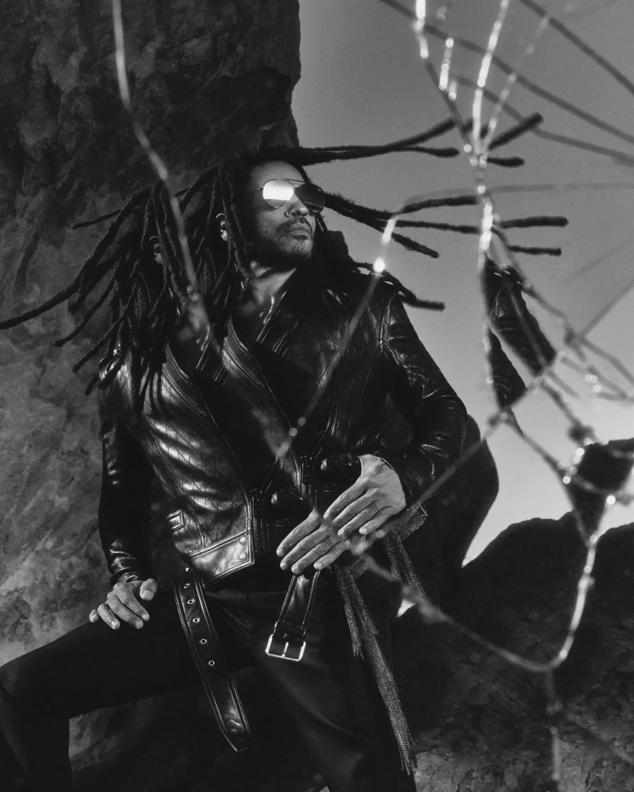 Lenny Kravitz covers Flaunt Magazine Issue 192 by Jonny Marlow