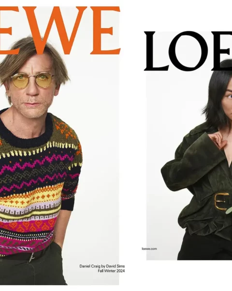Loewe's Fall/Winter 2024 campaign features Daniel Craig and Greta Lee