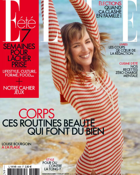 Louise Bourgoin covers Elle France July 4th, 2024 by Laura Sciacovelli