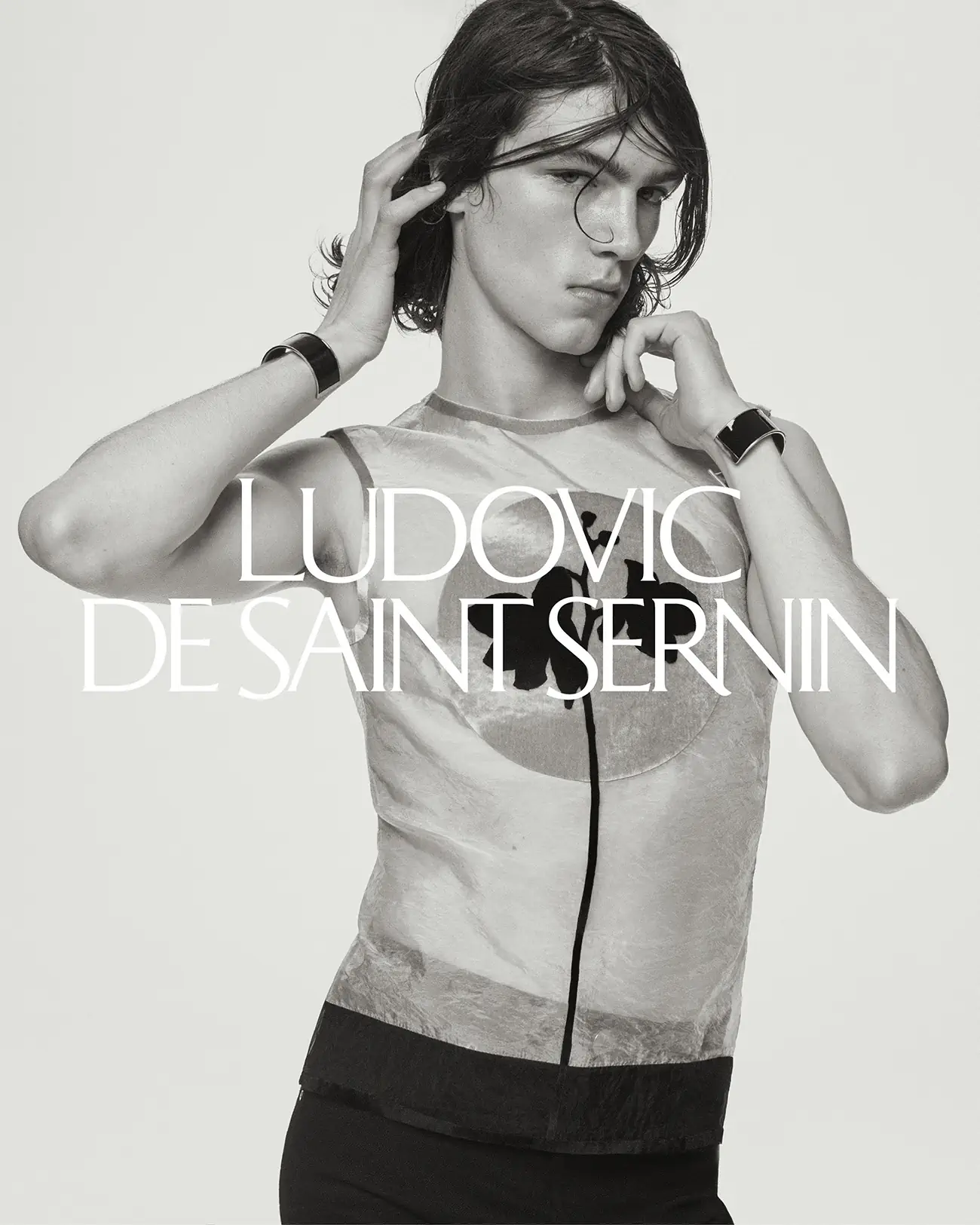 Ludovic de Saint Sernin's sensual homage to Robert Mapplethorpe in Fall/Winter 2024 campaign