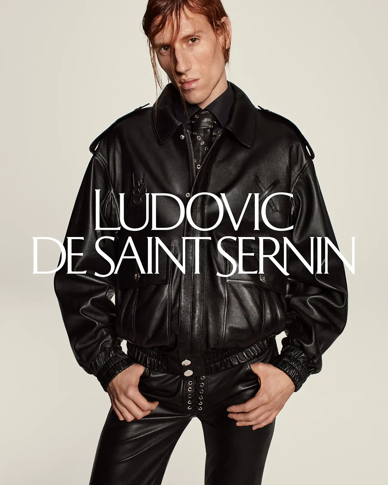 Ludovic de Saint Sernin's sensual homage to Robert Mapplethorpe in Fall/Winter 2024 campaign