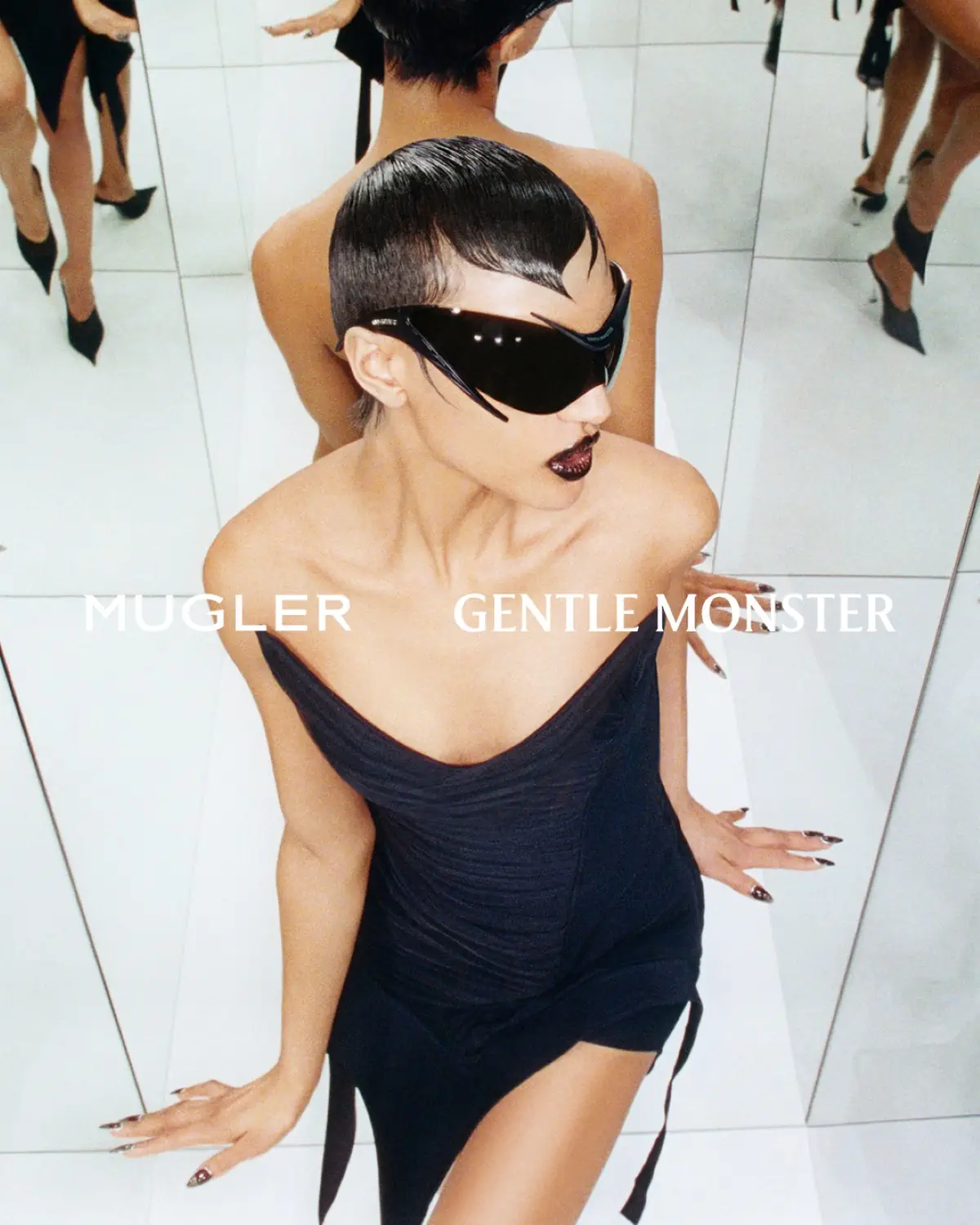 Mugler and Gentler Monster collaborate on a futuristic eyewear collection