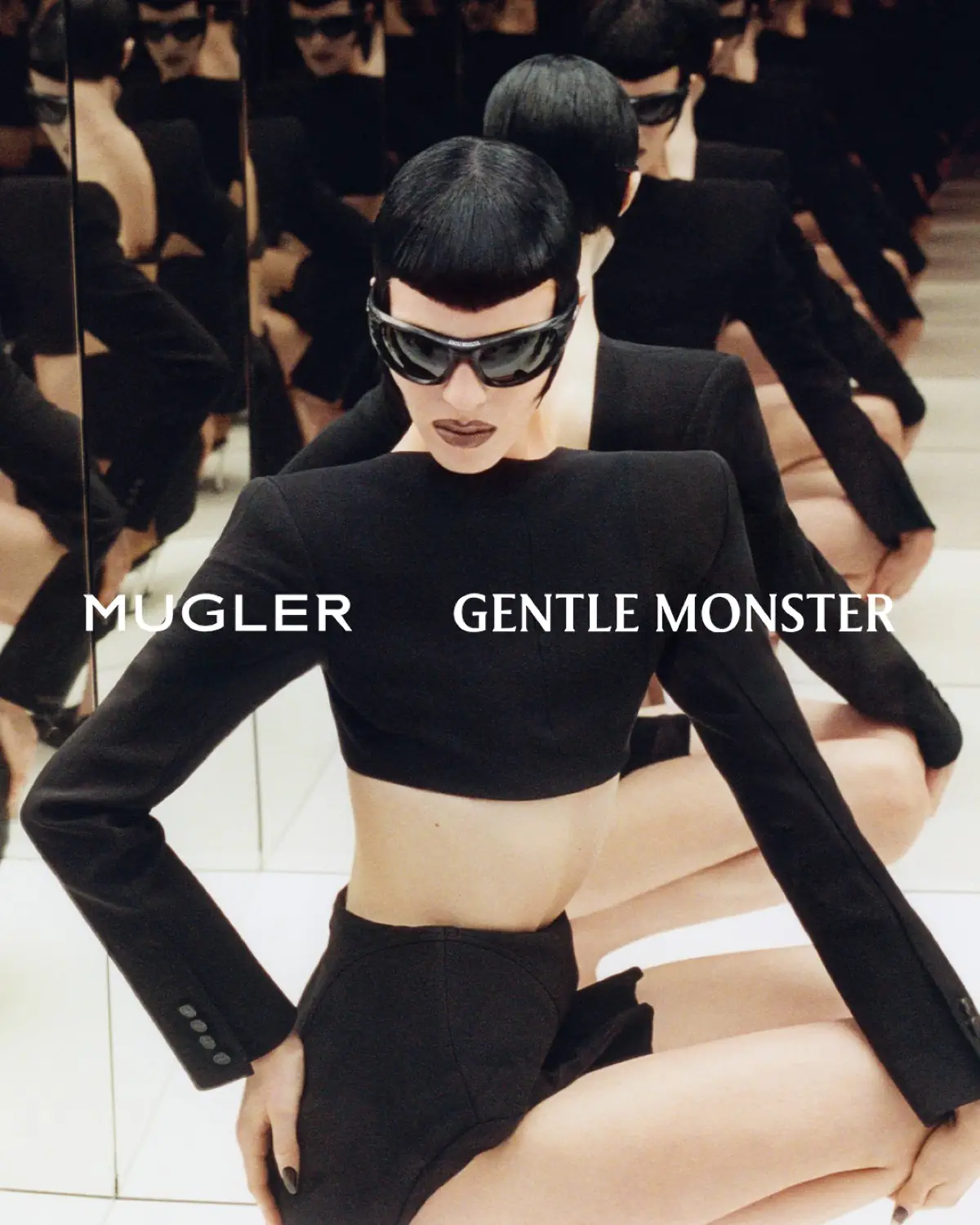 Mugler and Gentler Monster collaborate on a futuristic eyewear collection