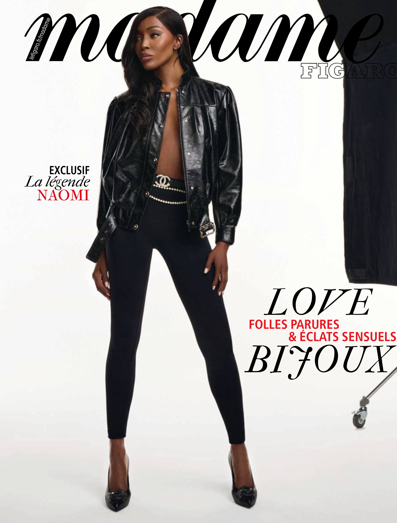 Naomi Campbell in Chanel on Madame Figaro July 5th, 2024 by Joseph Degbadjo