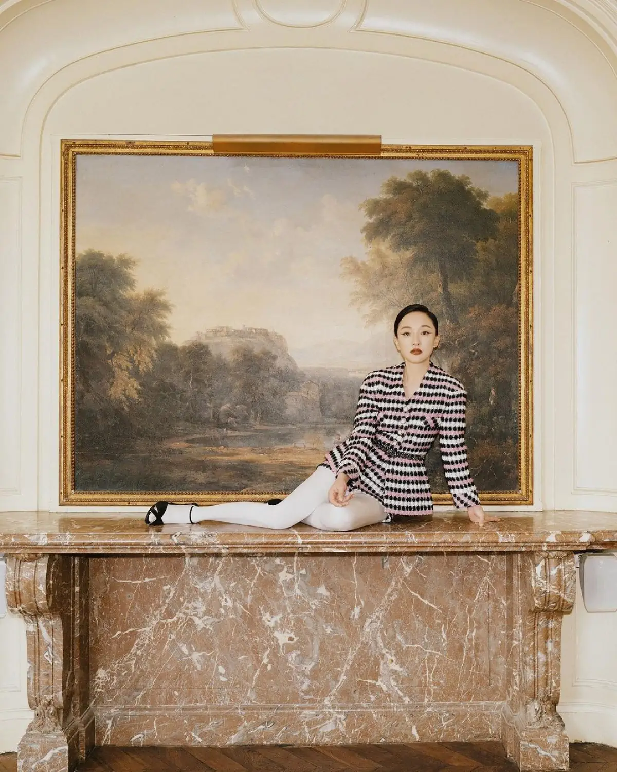 Zhou Xun in Chanel on Vogue China July 2024 by Zhong Lin