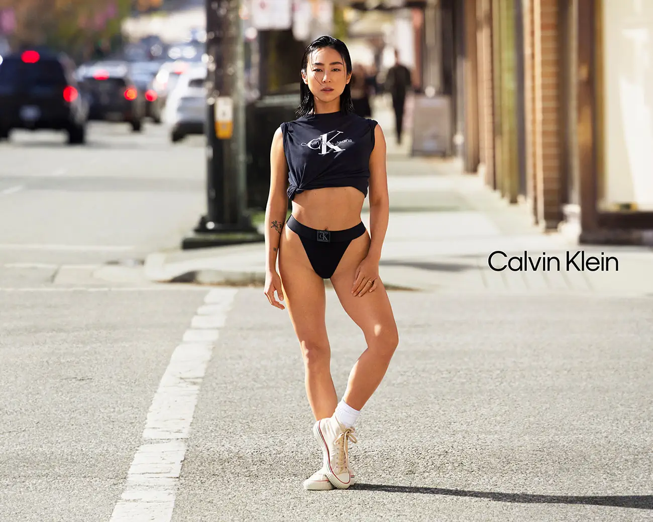 Greta Lee makes debut in Calvin Klein's Fall 2024 campaign