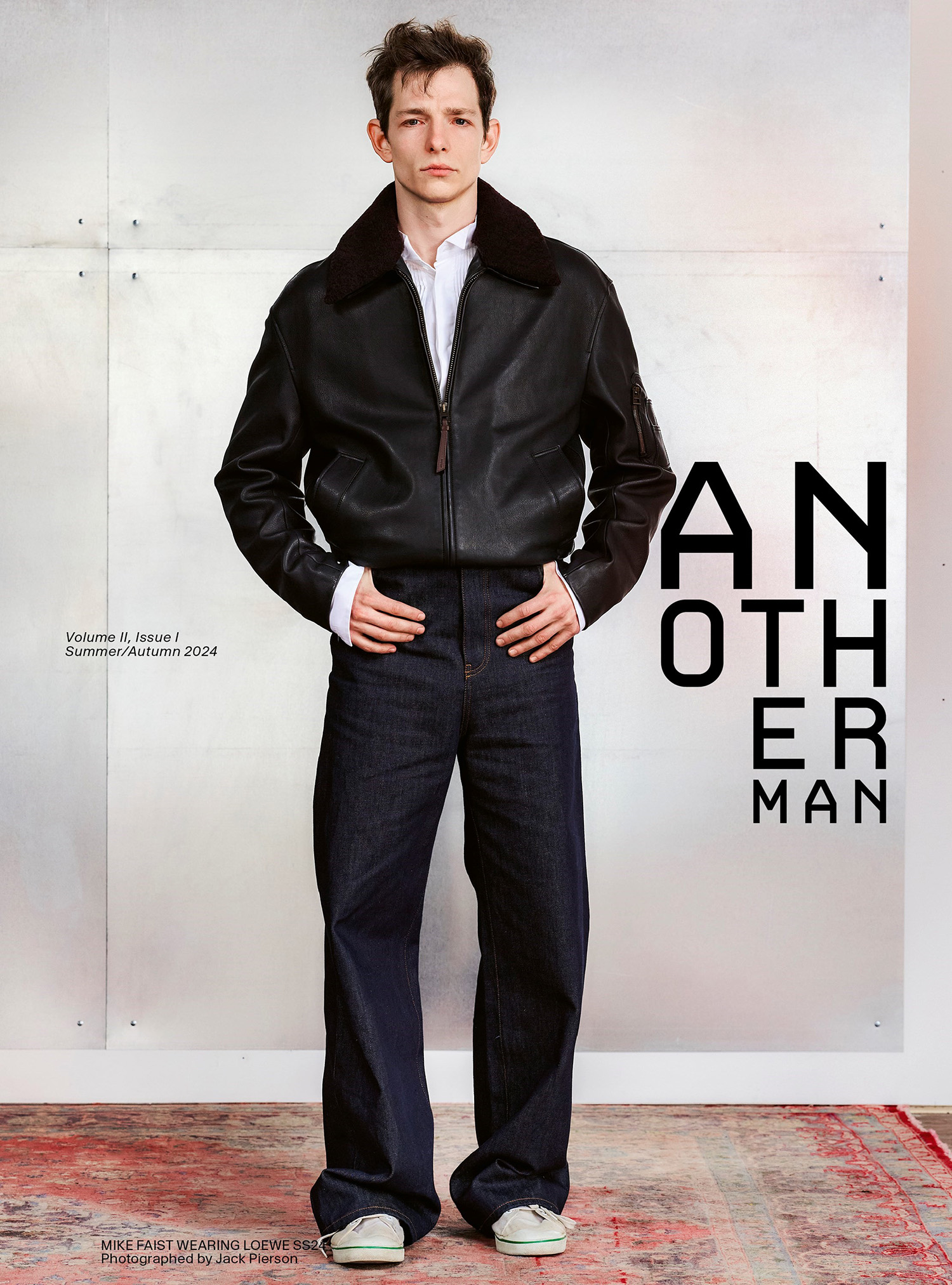 Mike Faist in Loewe on Another Man Summer/Autumn 2024 by Jack Pierson