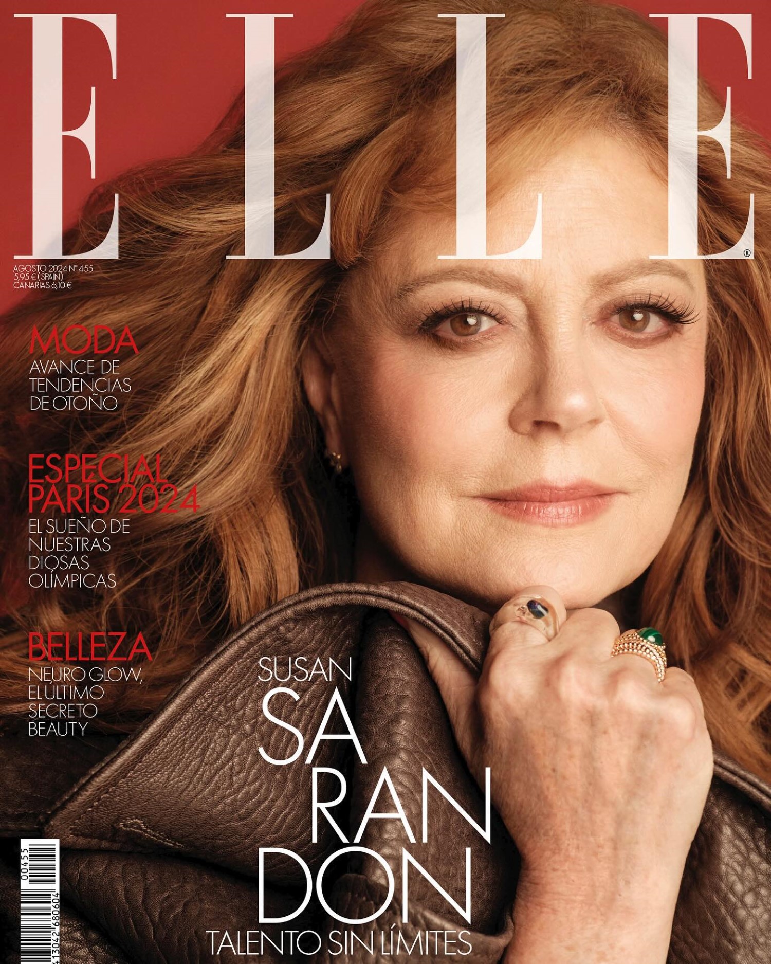 Susan Sarandon covers Elle Spain August 2024 by Juankr