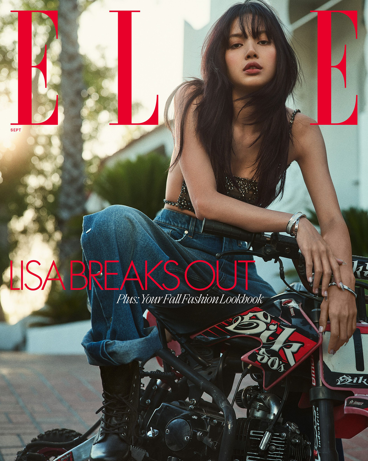 Blackpink's Lisa covers Elle US September 2024 by Gregory Harris