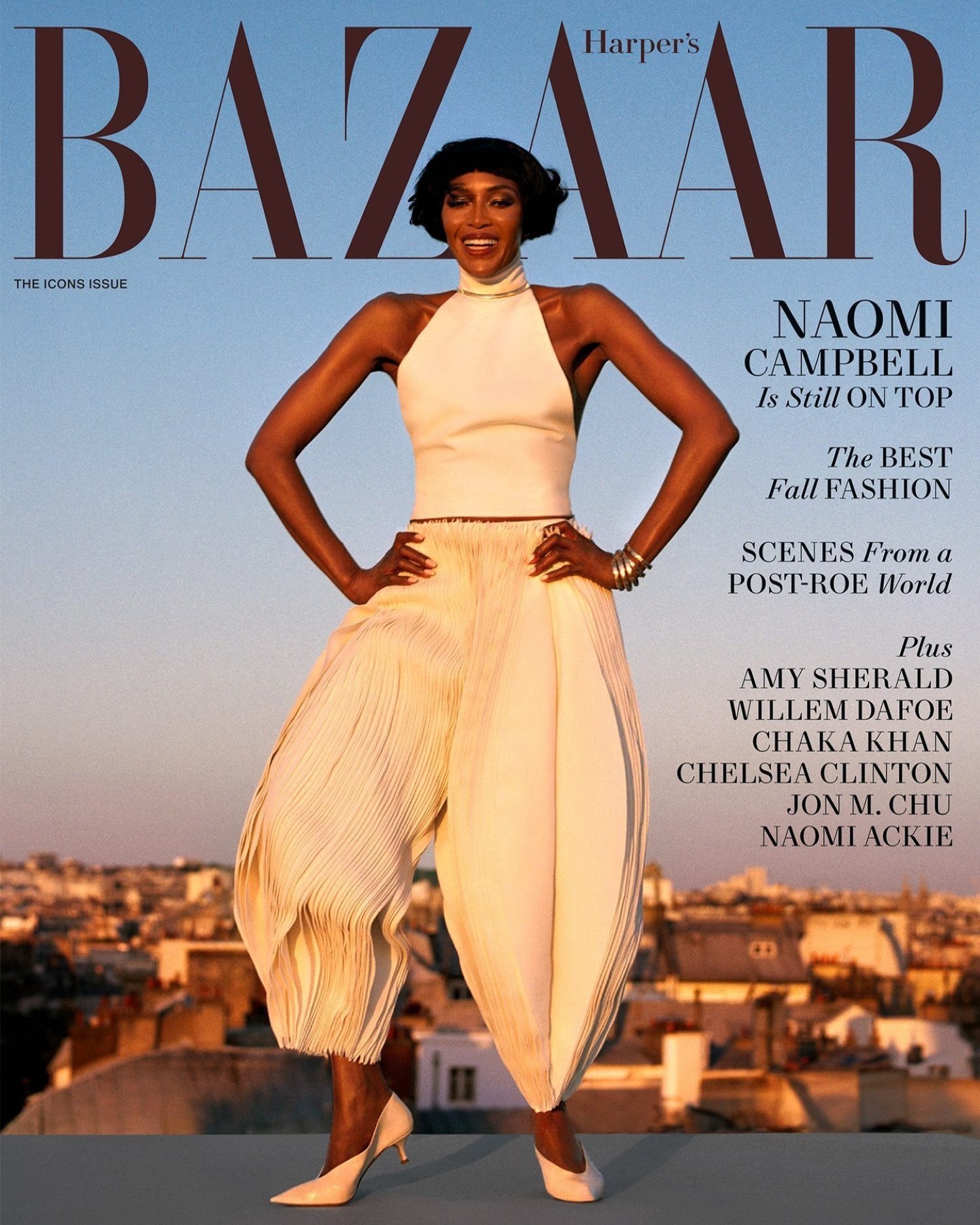 Naomi Campbell covers Harper’s Bazaar US September 2024 by Malick