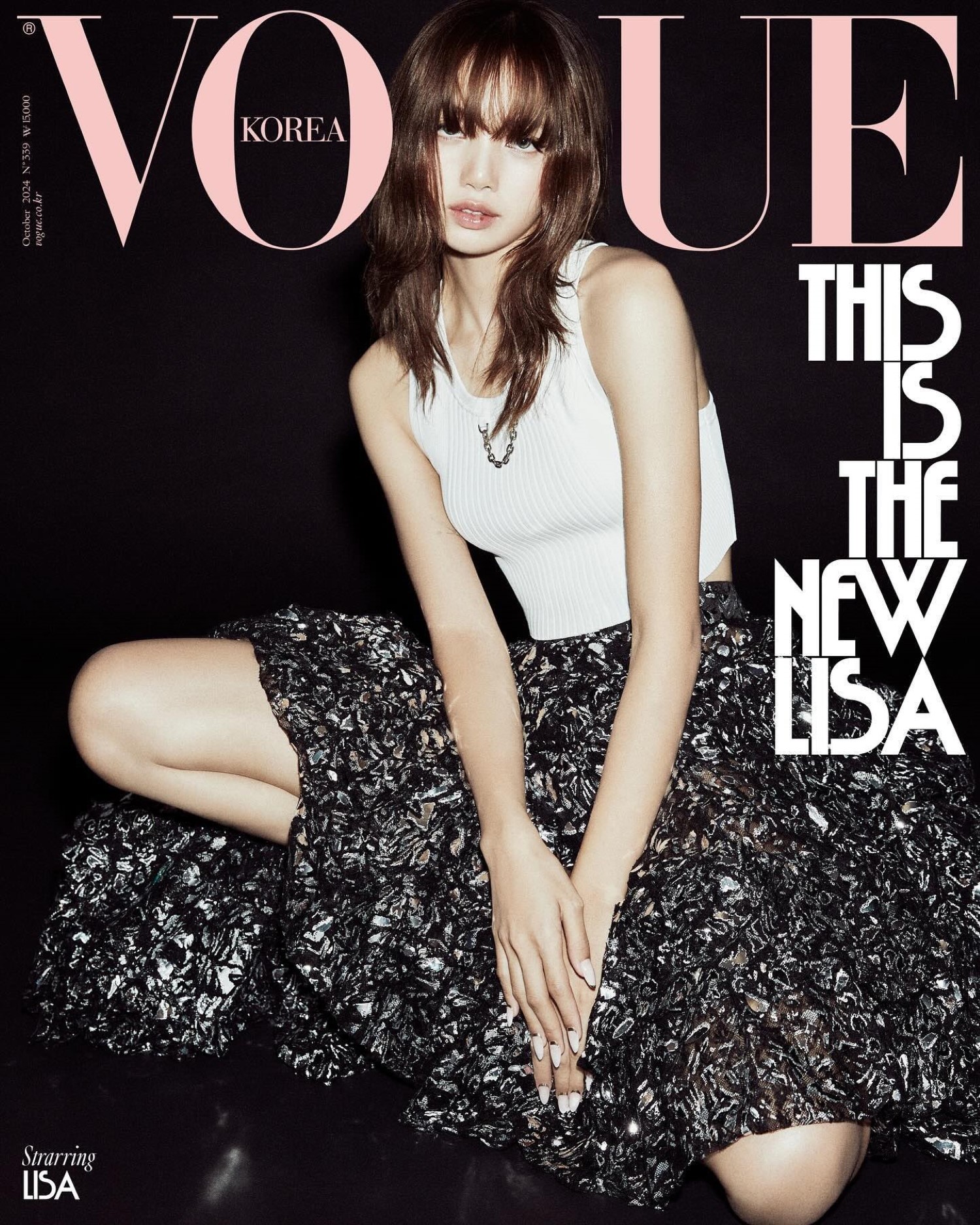 Blackpink’s Lisa in Louis Vuitton on Vogue Korea October 2024 by Jang Dukhwa