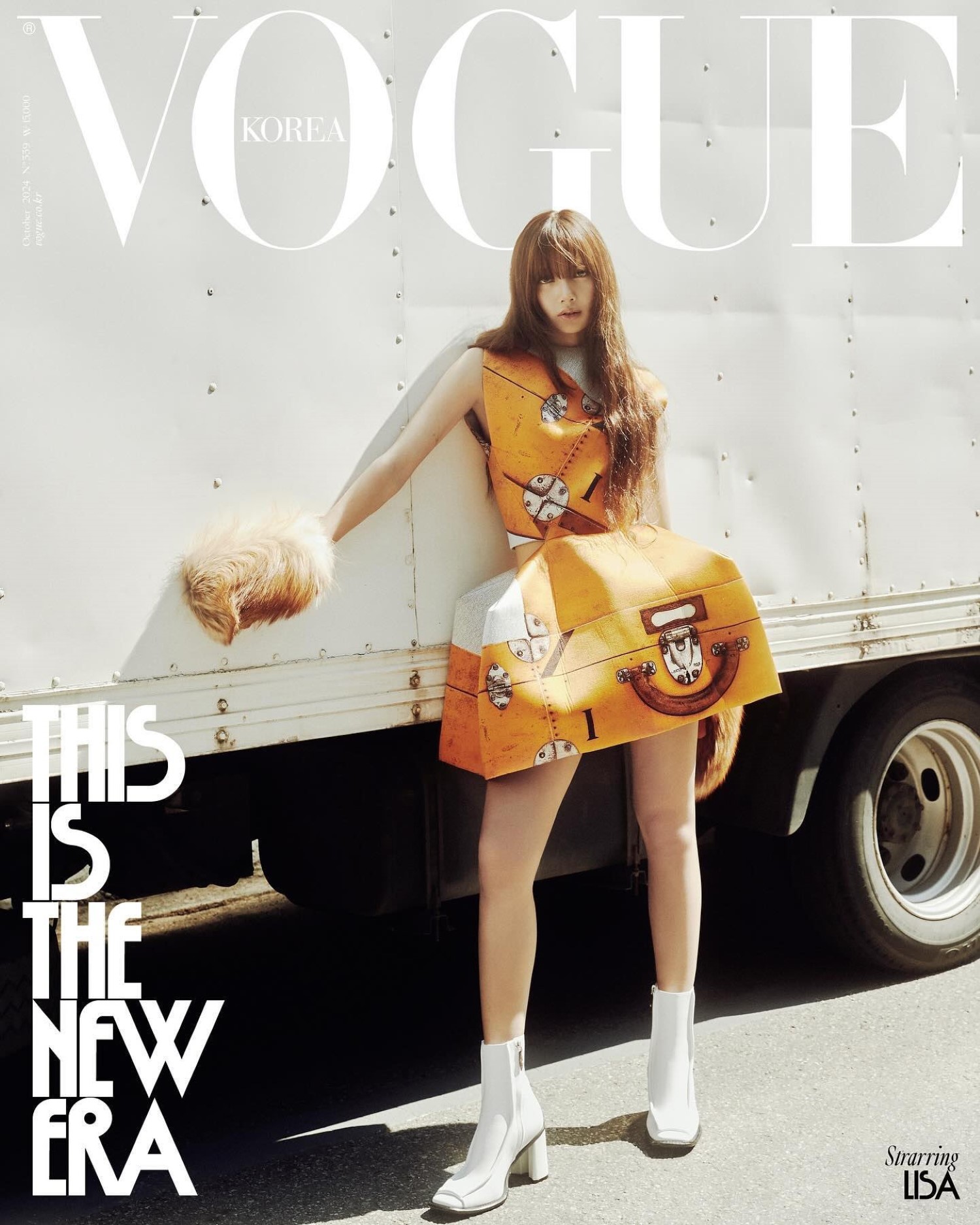 Blackpink’s Lisa in Louis Vuitton on Vogue Korea October 2024 by Jang Dukhwa