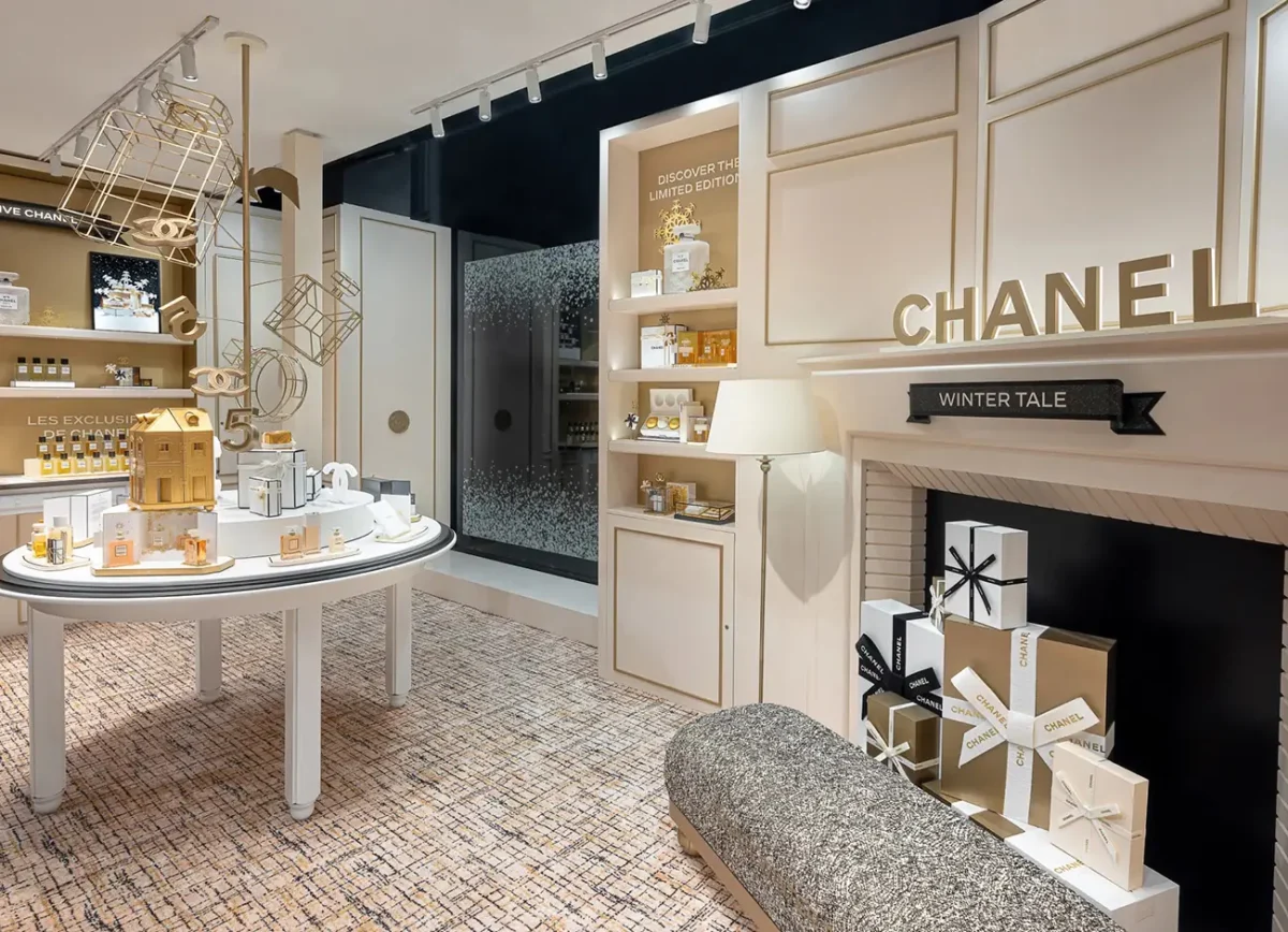 Chanel opens Christmas pop-up at Harrods