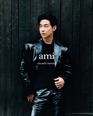 AMI Alexandre Mattiussi features Henry Lau for Fall/Winter 2024 campaign