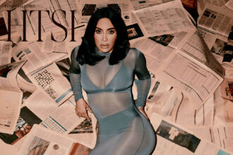 Kim Kardashian covers How To Spend It October 5th, 2024 by Vanessa Beecroft