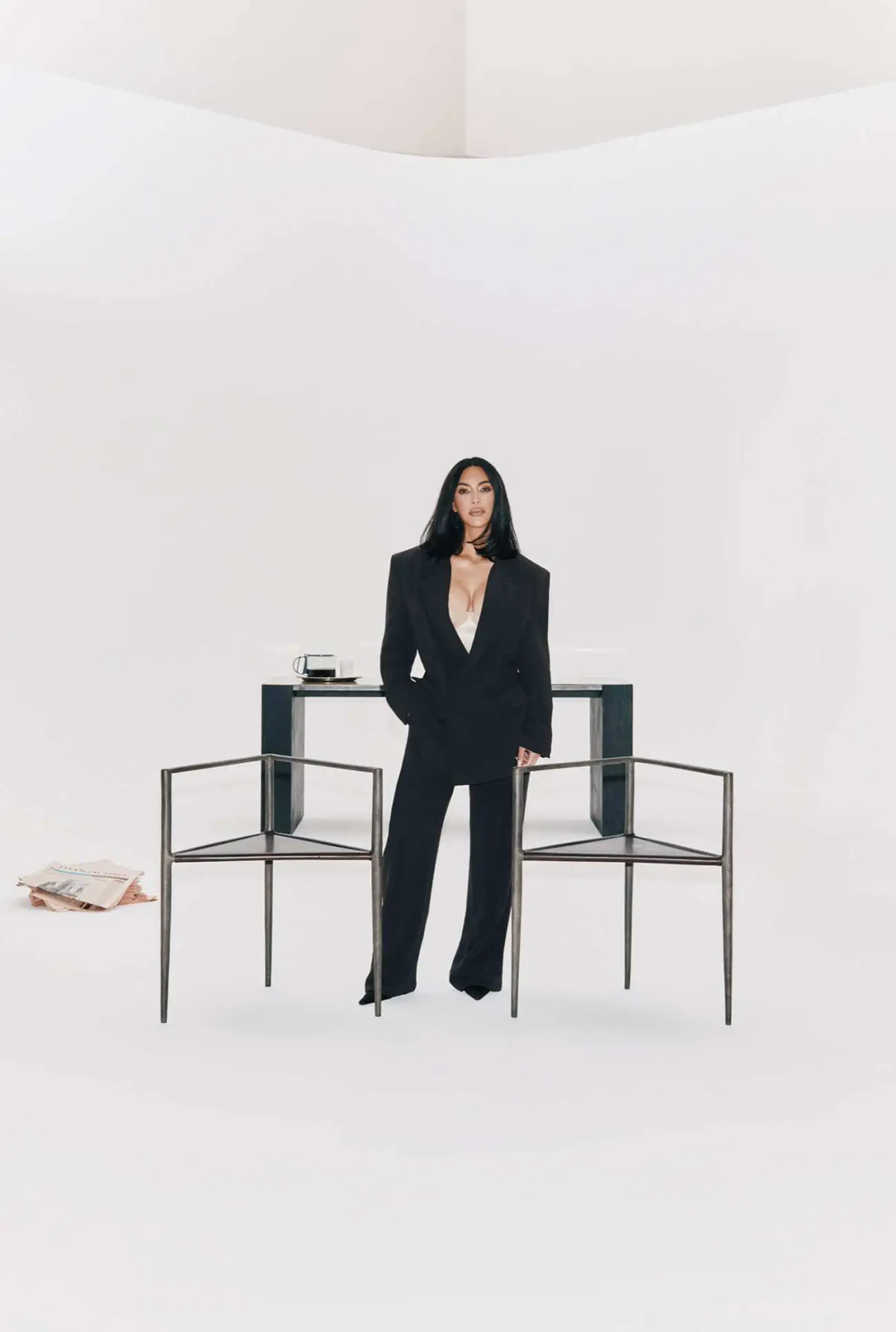 Kim Kardashian covers How To Spend It October 5th, 2024 by Vanessa Beecroft