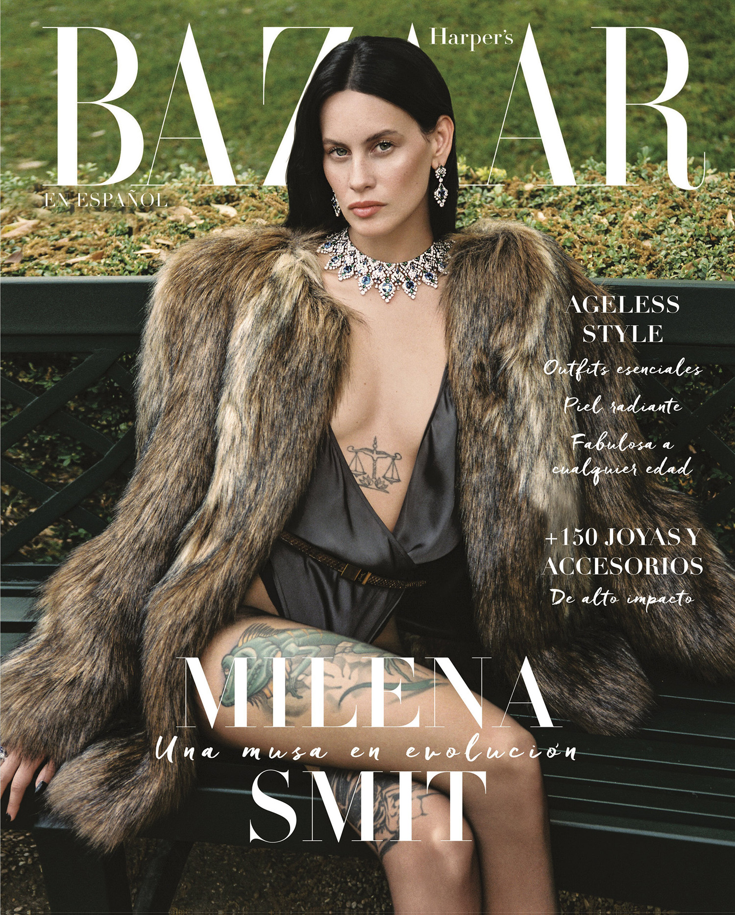 Milena Smit covers Harper’s Bazaar Mexico & Latin America October 2024 by Juankr