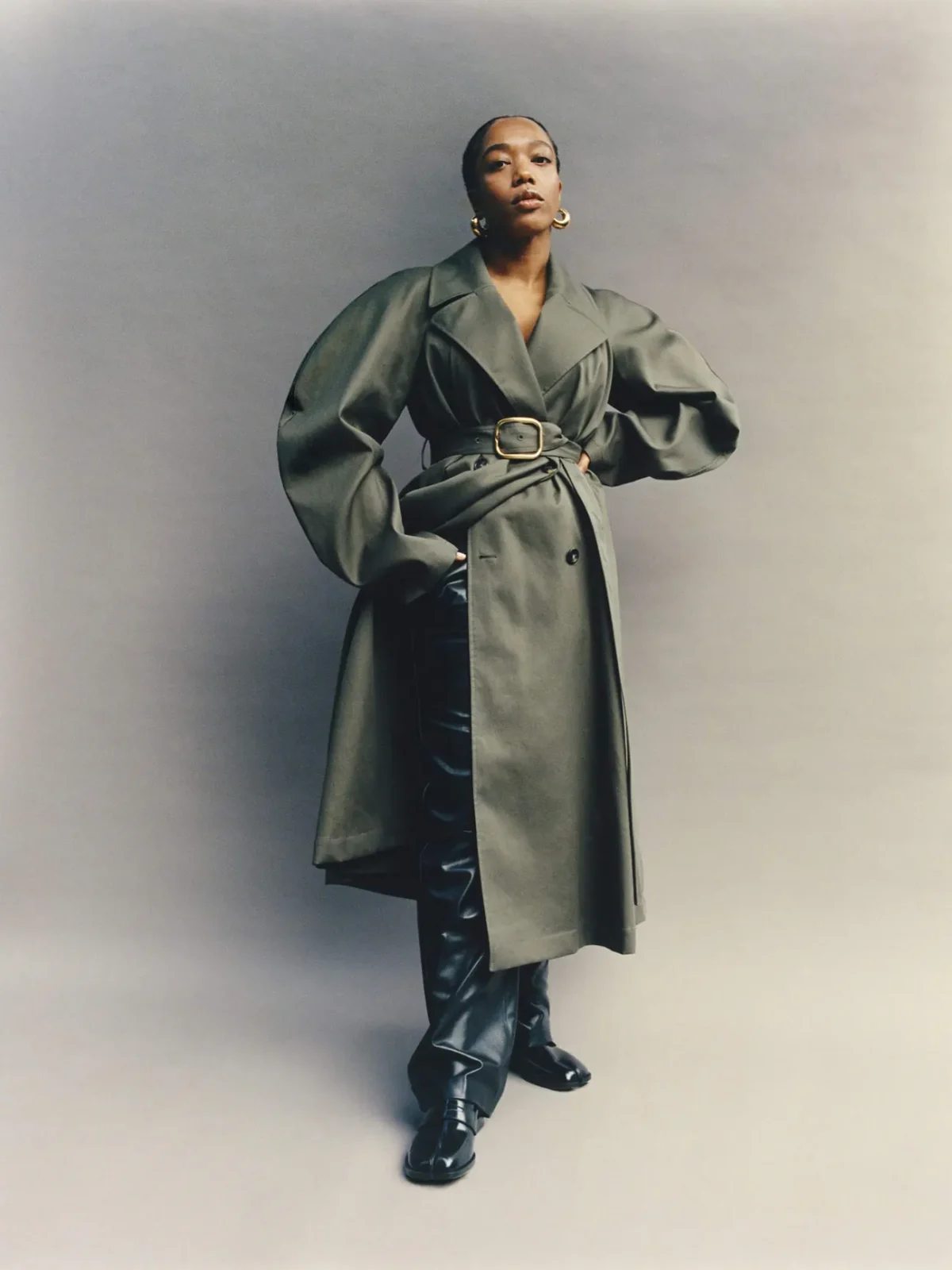 Naomi Ackie covers Porter Magazine October 30th, 2024 by Luca Campri