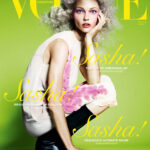 Sasha Pivovarova covers Vogue Singapore September 2024 by Domen & Van de Velde