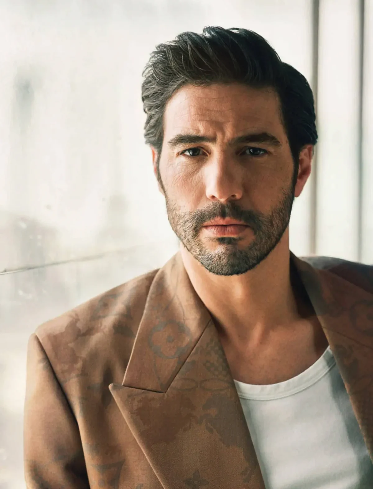 Tahar Rahim in Louis Vuitton on Madame Figaro October 25th, 2024 by Thiemo Sander