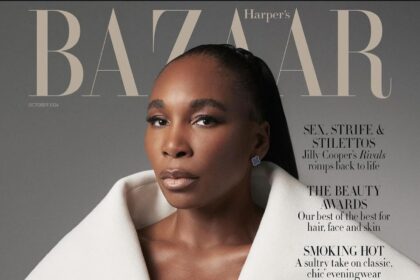 Venus Williams covers Harper’s Bazaar UK October 2024 by Richard Phibbs