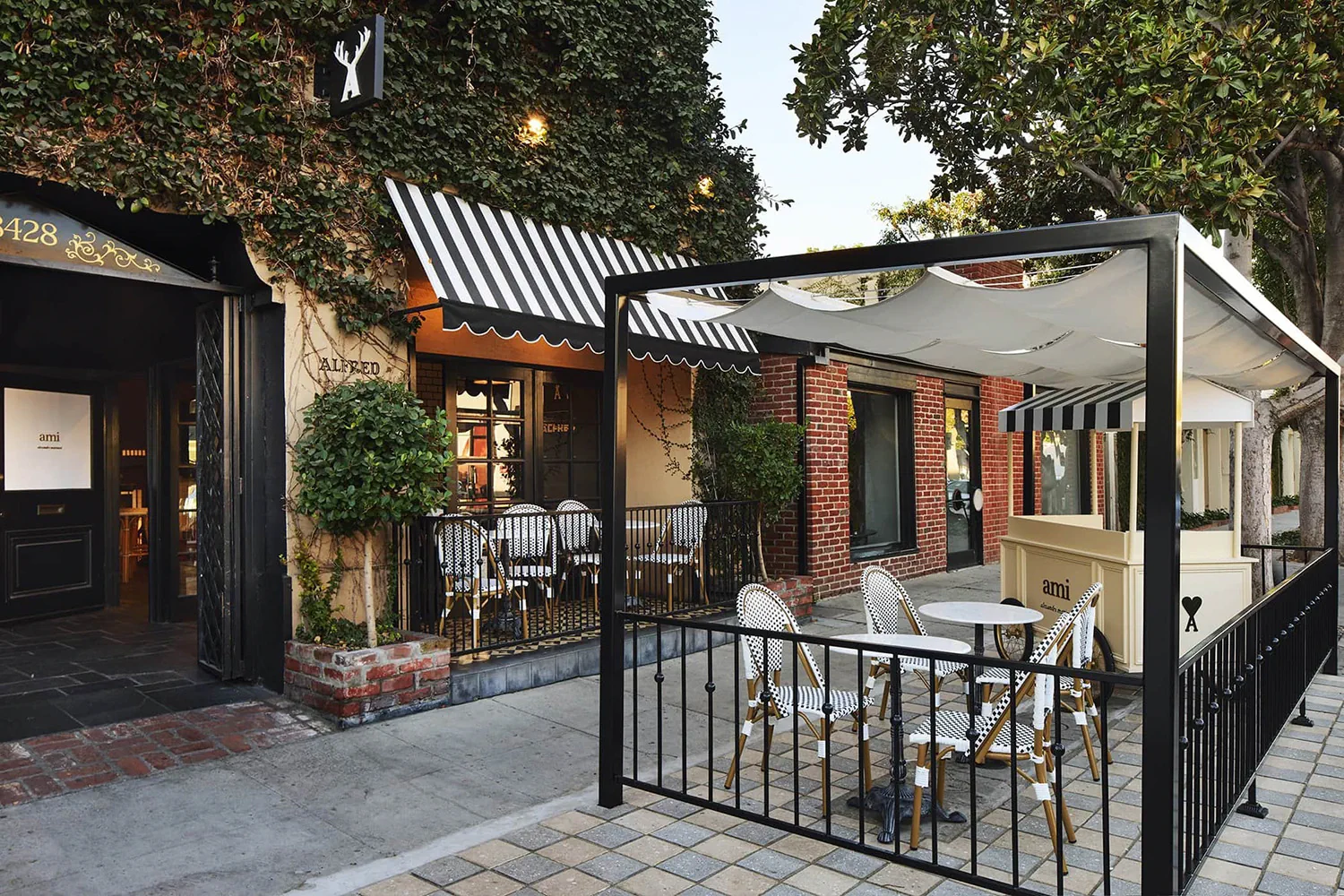 AMI Alexandre Mattiussi brings Parisian charm to Alfred Coffee in Los Angeles