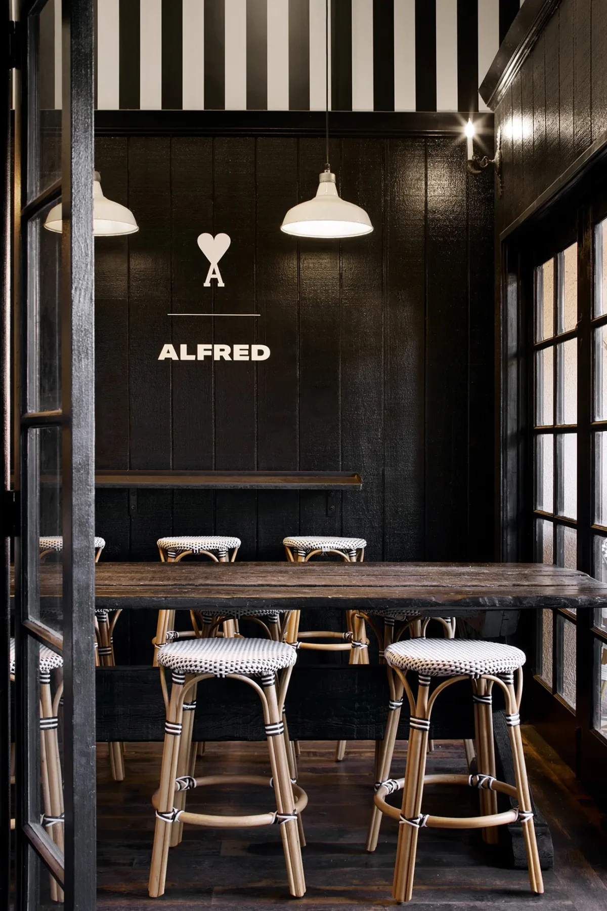 AMI Alexandre Mattiussi brings Parisian charm to Alfred Coffee in Los Angeles