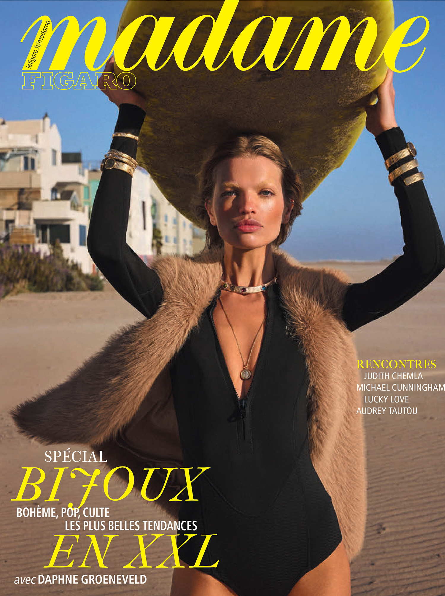 Daphne Groeneveld covers Madame Figaro November 15th, 2024 by David Roemer