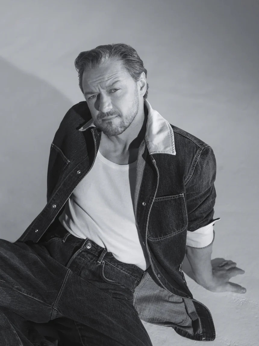 James McAvoy covers Esquire Mexico October 2024 by Juankr