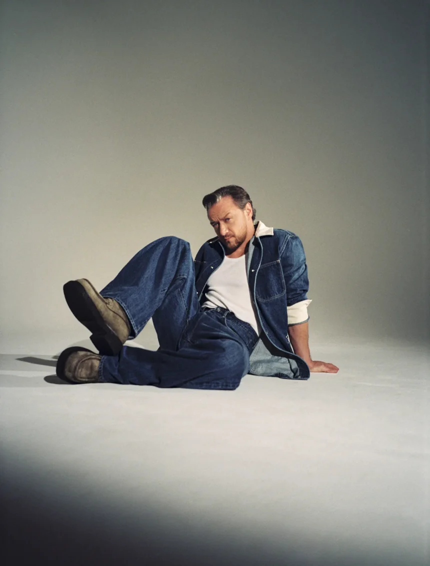 James McAvoy covers Esquire Mexico October 2024 by Juankr