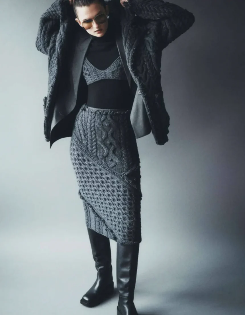 Lara Mullen by Tom Schirrmacher for Elle France November 7th, 2024