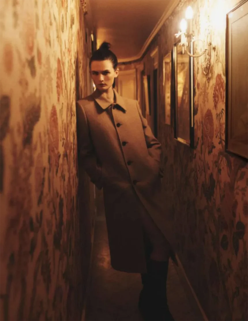 Lara Mullen by Tom Schirrmacher for Elle France November 7th, 2024